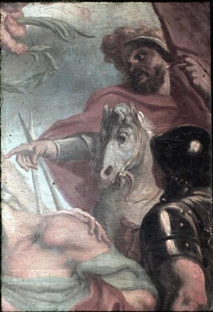 Der Abschied der Apostel Paulus und Petrus vor ihrer Hinrichtung
