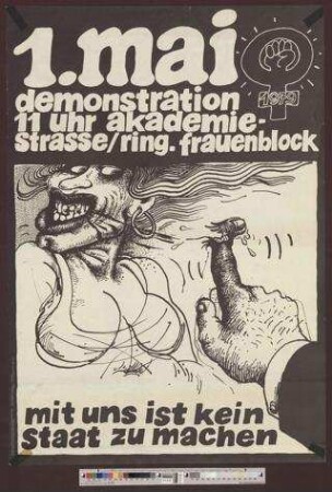 1. Mai Demonstration : Mit uns ist kein Staat zu machen