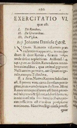 Exercitatio VI.