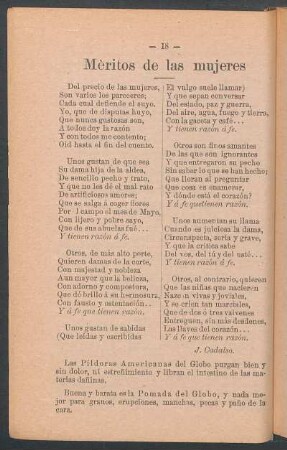 Méritos de las Mujeres