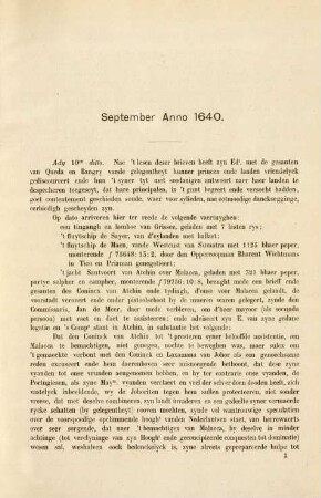 September anno 1640