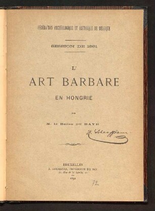 L' art barbare en Hongrie
