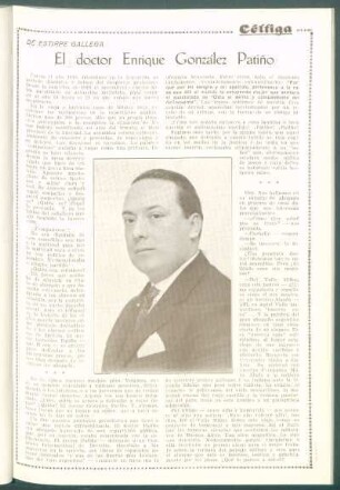 De estirpe gallega : El doctor Enrique González Patiño