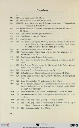 Porzellane (Nr.103-188)
