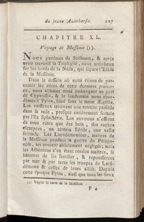 Chapitre XL. Voyage de Messénie.