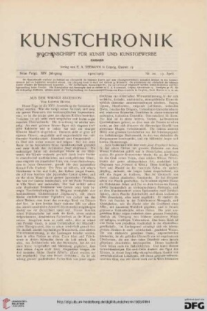 Heft 22 (7. April 1903)
