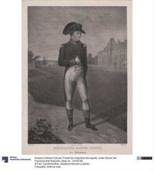 Porträt des Napoléon Bonaparte, erster Konsul der Französischen Republik