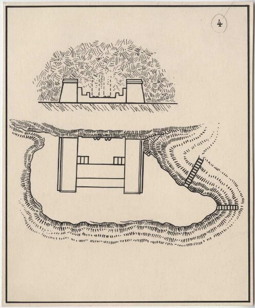 Plan du temple n° 4.