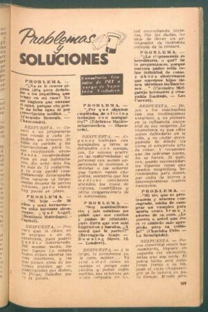 Problemas y soluciones