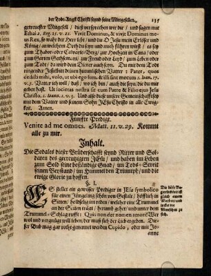 135-144, Fuenffte Predigt