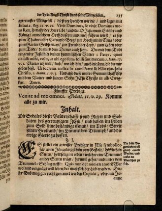 135-144, Fuenffte Predigt