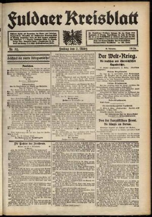 Ausgabe vom Freitag, den 03. März 1916.