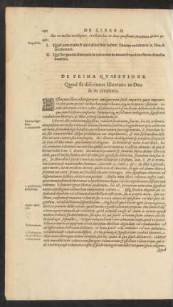 De Prima Quaestione.