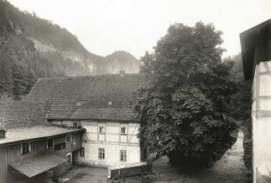 Vermutlich Mühle im Polenztal