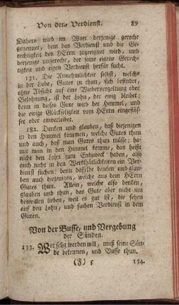 Von der Busse, und Vergebung der Sünden.