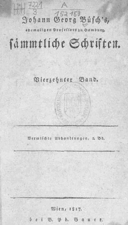 14: Vermischte Abhandlungen : Bd. 2