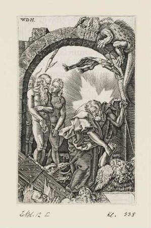 Christus in der Vorhölle, Blatt 14 der Folge "Kupferstich-Passion"