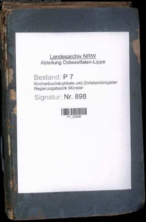 Kirchenbuchduplikat der katholischen Gemeinde Borken (G 1815-1841). (Gemeinde: Borken, katholische Gemeinde)