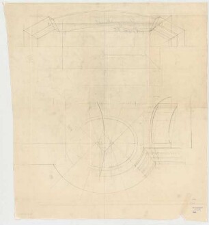 Thiersch, Friedrich von; München; Justizpalast - Portal zum Schwurgerichtssaal (Schnitte)