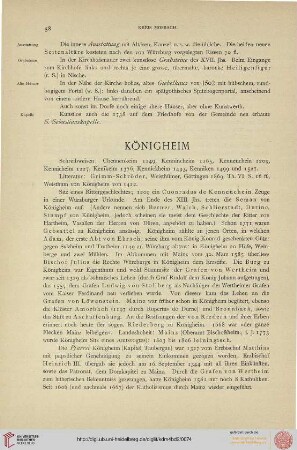 ⟦Königheim⟧