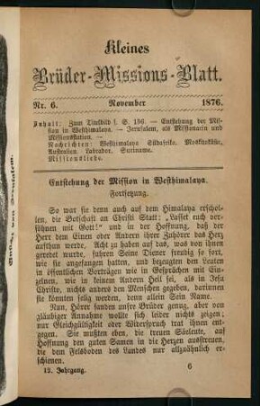 121-144, November 1876 (Nr. 6)