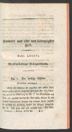 Hundert und acht und siebenzigster Heft.