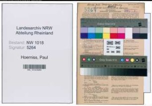 Entnazifizierung Paul Hoerniss , geb. 01.11.1887 (Kaufmann)