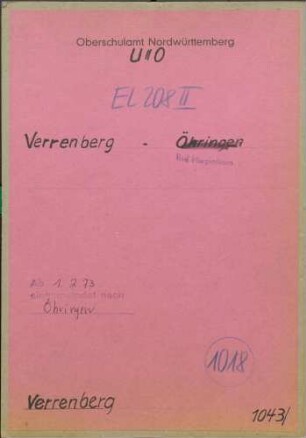 Verrenberg, Öhringen KÜN