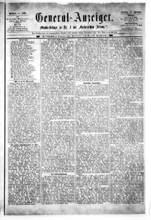 General-Anzeiger. 1898-1902