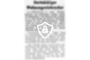 Hartnäckiger Wohnungseinbrecher