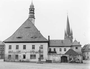 Marktplatz in Neustadt in Sachsen