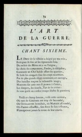Chant Sixieme.