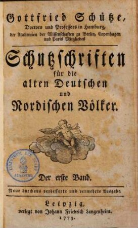 Schutzschriften für die alten Deutschen & Nordischen Völker, 1