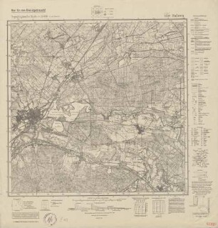4209 (alte Nr.: 2358) Haltern, Topographische Karte 1:25000 (4cm - Karte)