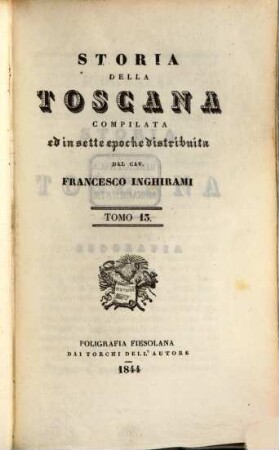 Storia della Toscana : compilata ed in sette epoche distribuita, 13. Biografia ; p. 2
