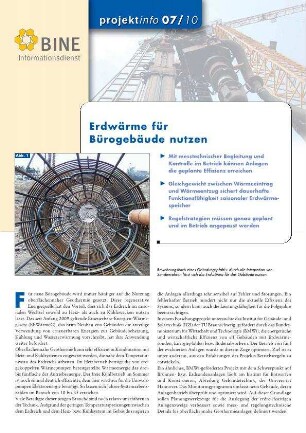 Erdwärme für Bürogebäude nutzen.