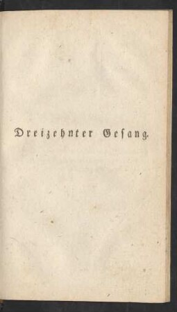 Dreizehnter Gesang