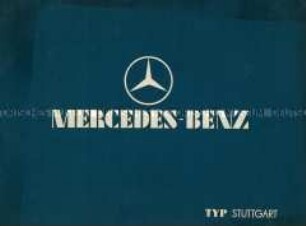 Werbeschrift für den Mercedes-Benz, Typ Stuttgart