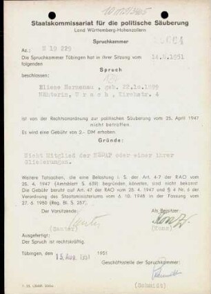 Hermenau, Eliese
