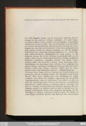Vom Fall Bagdads bis zum Ende des ersten Weltkriegs
