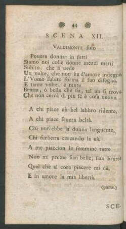 Scena XII = Zwölfter Auftritt