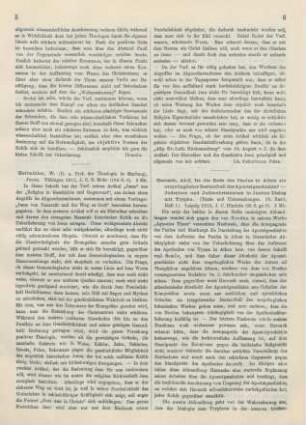 6-7 [Rezension] Harnack, Adolf von, Ist die Rede des Paulus in Athen ein ursprünglicher Bestandteil der Apostelgeschichte?
