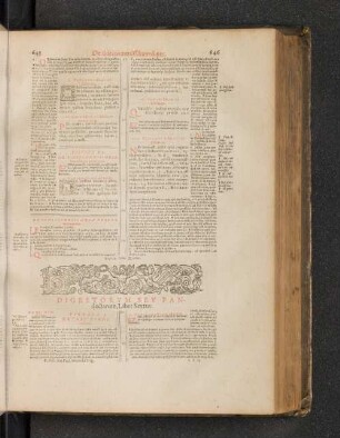 Digestorum sev Pandectarum, Liber Sextus.