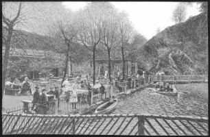 Oberau. Buschmühle mit Gondelteich