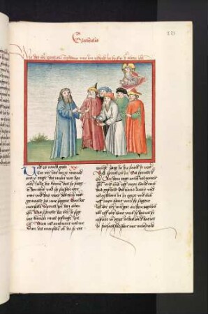Gott spricht in Anwesenheit der Ältesten zu Ezechiel