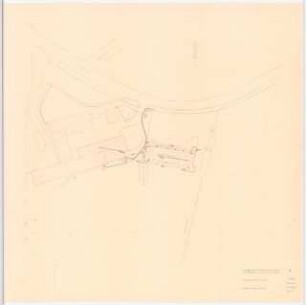 Grünanlage an der Paracelsus-Klinik, Marl: Lageplan 1:500 (Zeichnung des Architekten)