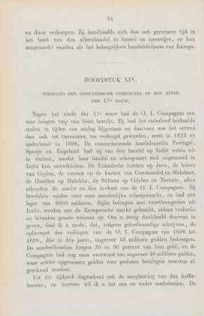 Hoofdstuk XIV. Toestand der Oost-Indische Compagnie op het einde der 17e eeuw