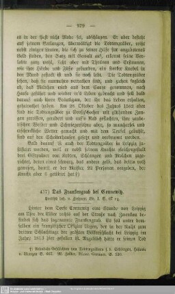 437. Das Frankengrab bei Connewitz