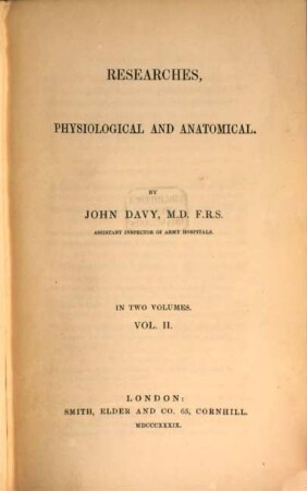 Researches, Physiological and Anatomical : in two Volumes, 2