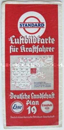 Illustrierte Straßenkarte von Brandenburg und der Lausitz